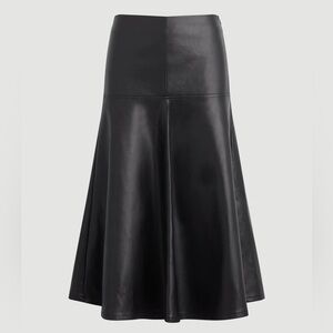 Modern citizen Harley A line leather skirt